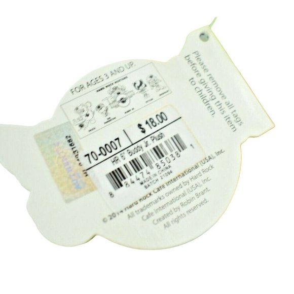 Hard Rock Roxtars Buddy Jr. Drums 6 inch Stuffed Plush Doll with Tags (2014) - Picture 4 of 6